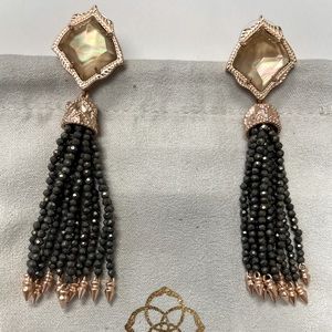 Kendra Scott Rose Gold Misha Earrings Pierced!